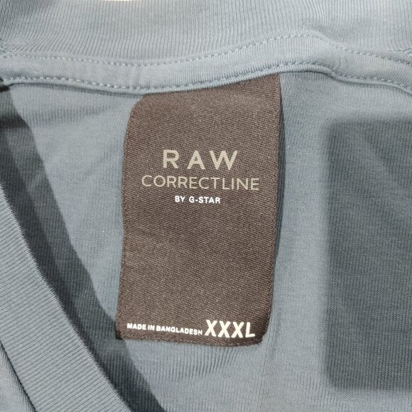 Brand New G-Star RAW CorrectLine Vernon V T L/S Ox Blue Size XXXL - Picture 2 of 4